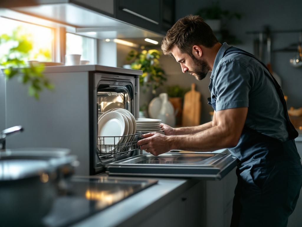 Lavavajillas y Secado de Platos de Plástico