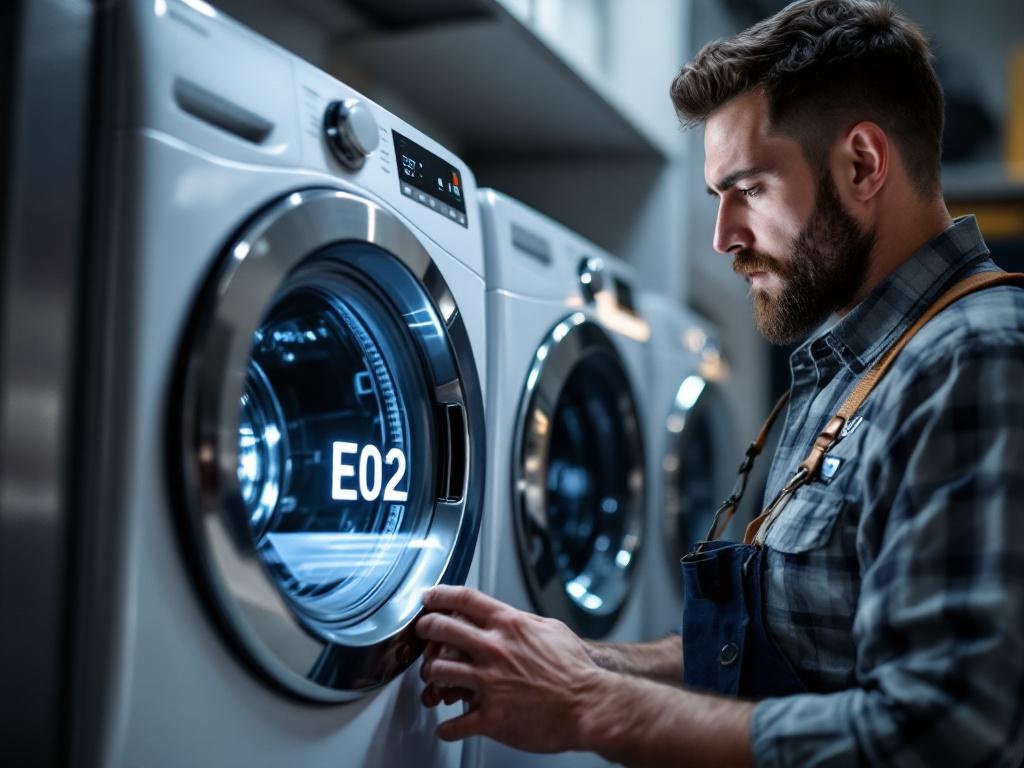 Solución al Error E02 en Lavadoras Samsung